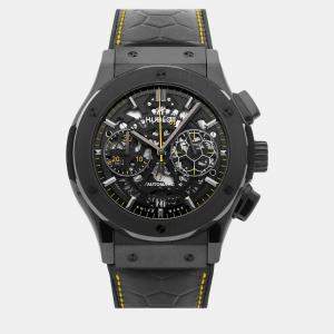 Hublot Black Ceramic Classic Fusion 525.CM.0179.VR.PEL14 Automatic Men's Wristwatch 45 mm