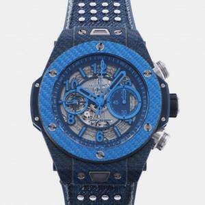Hublot Grey Carbon Big Bang 411.YL.5190.NR.ITI15 Automatic Men's Wristwatch 45 mm