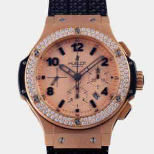 Hublot Gold 18k Rose Gold Big Bang 301.PI.500.RX.114 Automatic Men's Wristwatch 44 mm