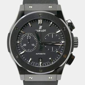 Hublot Black Ceramic Classic Fusion 521.CM.1171.RX Automatic Men's Wristwatch 45 mm