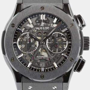 Hublot Black Ceramic Classic Fusion 525.CM.0170.RX Automatic Men's Wristwatch 45 mm