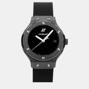 Hublot Black Ceramic Classic Fusion 565.CX.1270.RX.MDM Automatic Men's Wristwatch 38 mm