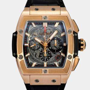 Hublot Grey 18k Rose Gold Big Bang King 641.OX.0183.LR Automatic Men's Wristwatch 42 mm