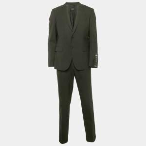 Hugo Boss Black Wool Slim Fit Suit XL