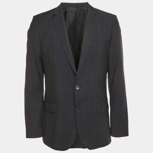 Hugo Boss Navy Blue Wool Regular Fit Blazer L