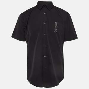 Hugo Boss Black Printed Cotton Shirt  XXL