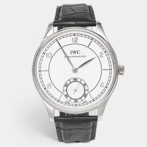 IWC Schaffhausen Platinum Limited Edition 69/500 Portuguese Handwinding IW5445-05 Men's Wristwatch 44 mm