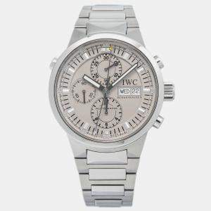 IWC Silver Stainless Steel GST IW371508 Automatic Men's Wristwatch 43mm