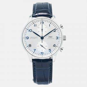 IWC Portuguese IW371605 Automatic Silver Stainless Steel Men's Wristwatch 41mm