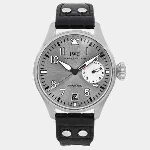Pre Owned IWC Big Pilot IW500906 Automatic Silver Stainless Steel Men's Wristwatch 46 mm