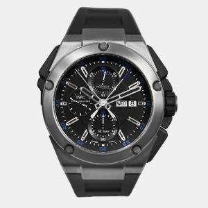 Pre Owned IWC Ingenieur IW376501 Automatic Black Titanium Men's Wristwatch 45 mm