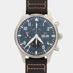 Pre Owned IWC Pilotâs IW377714 Automatic Stainless Steel Men's Wristwatch 43 mm