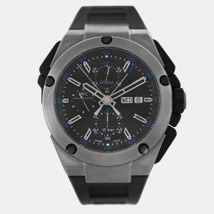 Pre Owned IWC Ingenieur Double Chronograph IW376501  Automatic Black Titanium Men's Wristwatch 45 mm