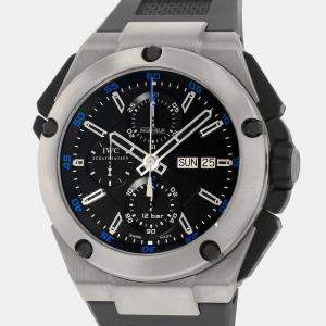 IWC Black Titanium Ingenieur IW376501 Automatic Men's Wristwatch 45 mm