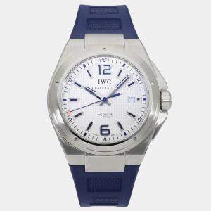 IWC Silver Stainless Steel Ingenieur IW323608 Men's Wristwatch 46mm 