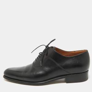 J.W.Anderson Black Leather Lace Up Oxfords Size 40