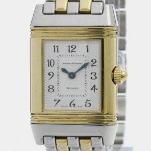 Jaeger LeCoultre Reverso 18K Gold Steel Hand-Winding Watch 266.5.44 20 mm