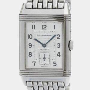 Jaeger LeCoultre Reverso Duo Day Night Steel Watch 270.8.54