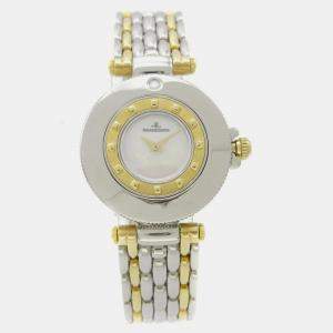 Jaeger LeCoultre Silver Stainless Steel 441.5.01 Quartz Men's Wristwatch 24 mm
