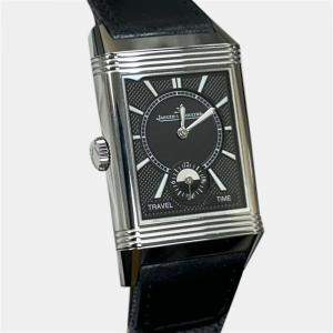 Pre Owned Jaeger-LeCoultre Reverso Classic Duoface Q3848422 Automatic Silver Stainless Steel Men's Wristwatch 28.3 mm