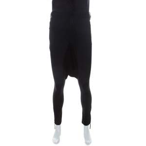 Jean Paul Gaultier Black Stretch Jodhpur Trousers S