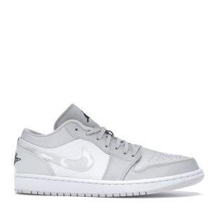 Nike Jordan 1 Low White Camo Sneakers US Size 7Y EU Size 40