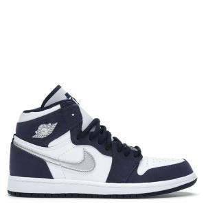 Nike Jordan 1 Retro High Japan Midnight Navy Sneakers Size EU 38 US 5.5Y