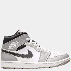 Jordan 1 Mid Light Smoke Grey Anthracite Sneakers Size US 9.5 (EU 43)