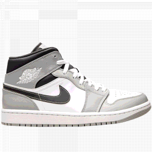 Jordan 1 Mid Light Smoke Grey Anthracite Sneakers Size US 10.5 (EU 44.5)