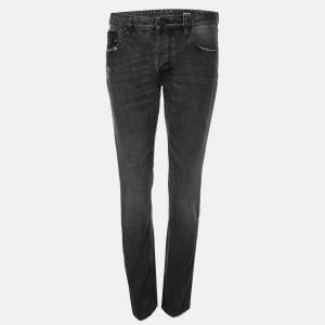 Just Cavalli Grey Cotton Slim Fit Jeans S