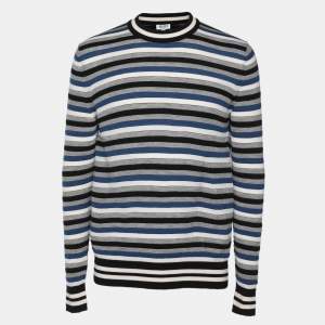 Kenzo Multicolor Striped Wool Blend Sweater XS