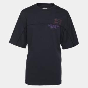 Kenzo Navy Blue Cotton T-Shirt XL