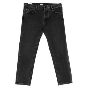 Kenzo Charcoal Grey Denim Cropped Slim Fit Jeans M