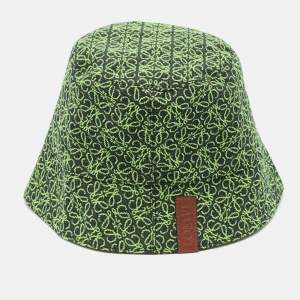 Loewe Green Anagram Jacquard Bucket Hat