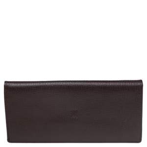Loewe Brown Leather Bifold Long Wallet