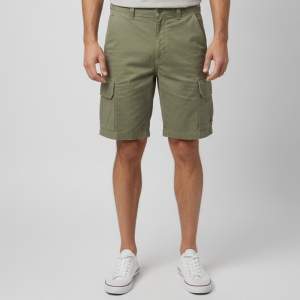 Pre Owned Loewe x Paula's Ibiza Green Gabardine Cargo Shorts S