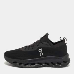 مملوكة مسبقًا Loewe Cloudtilt Size 44 Black Knit Fabric Low Top Sneakers
