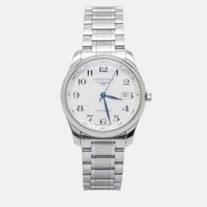 Longines Silver Stainless Steel Master Collection L2.793.4 Men's Wristwatch 40 mm