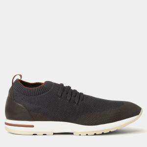 Pre Owned Loro Piana 360 LP Flexy Walk 41 Eigengrau Wool Sneakers
