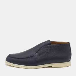 Pre Owned Loro Piana Beige Suede Open Walk Chukka Boots Size 45
