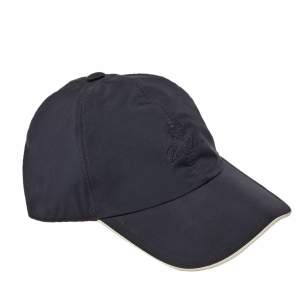 Pre Owned Loro Piana Navy Blue Storm System Baseball Cap