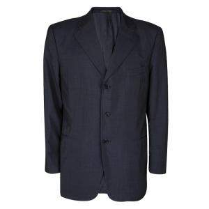 Pre Owned  Loro Piana Navy Blue Wool Renoma Blazer 3XL