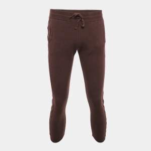 Loro Piana Burgundy Cashmere Blend Balfour Trousers S