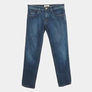 Loro Piana Blue Denim Skinny Pants M Waist 33"
