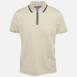 Loro Piana Beige Cotton Regatta Polo T-Shirt L 