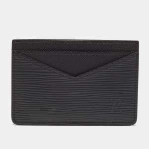 Louis Vuitton Black Epi Leather Neo Card Holder