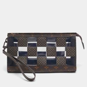 Louis Vuitton Monogram Chess Canvas and PVC Standing Pouch
