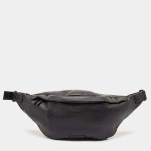 Louis Vuitton Black Monogram Shadow Leather Discovery GM Bumbag