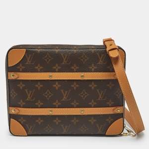Louis Vuitton Monogram Canvas Soft Trunk Messenger PM Bag