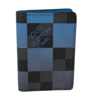 Louis Vuitton Blue Damier Graphite Giant Canvas Pocket Organiser
